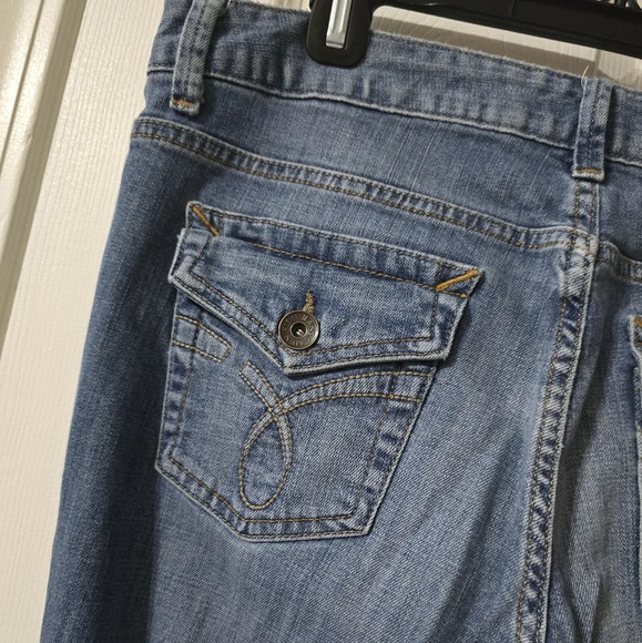 Vintage Y2K Calvin Klein Lean Bootcut Jeans, Relaxed Fit, Low-Mid Rise, EUC! - Picture 7 of 12